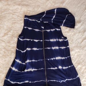 💎Tye-dye sleeveless top.